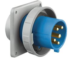 HBL560B9W Hubbell 60A Pin & Sleeve Inlet
