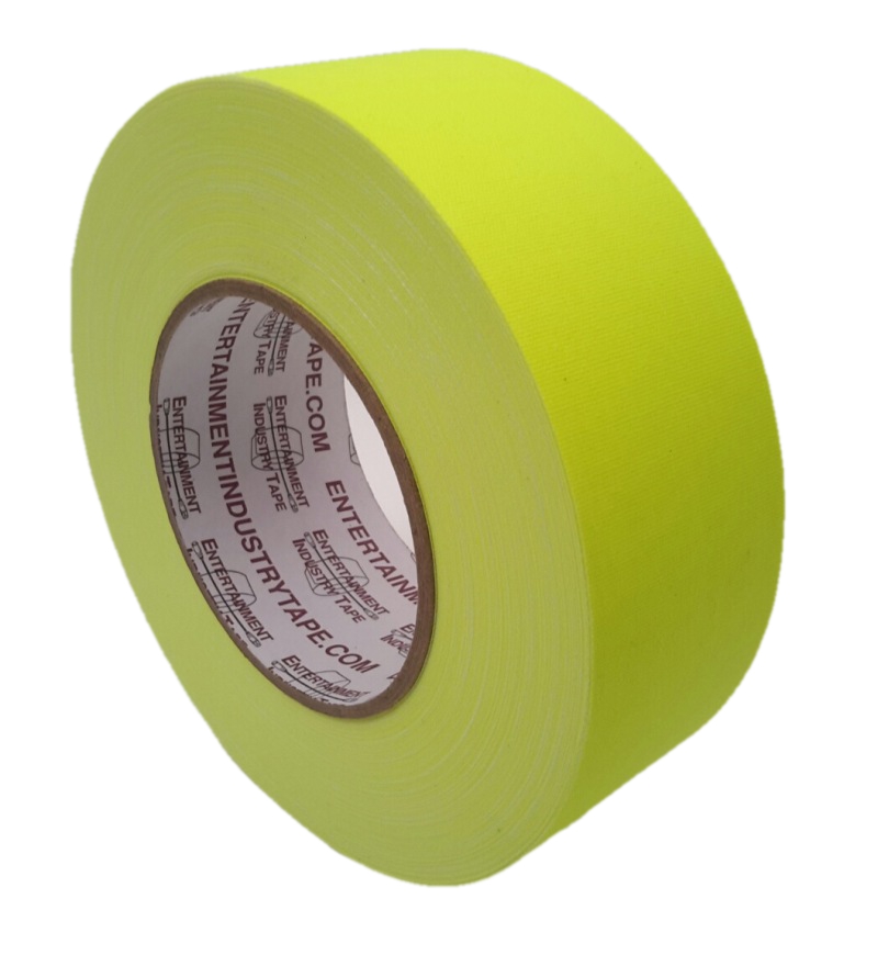 Entertainment Industry Tape - Fluorescent Yellow Gaffers